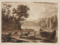 KG 16309
<br/>
Classicistisch rivierlandschap
<br/>
<em>Earlom, Richard (1742/43-1822)</em>